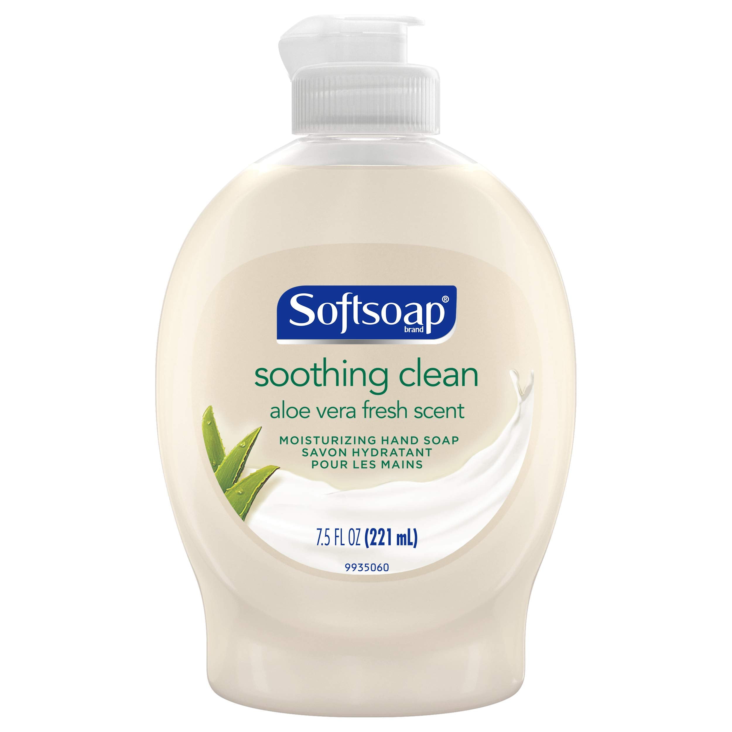 Softsoap Soothing Clean Aloe Liquid Hand Soap, Kitchen and Bathroom Hand Soap, 7.5 fl oz