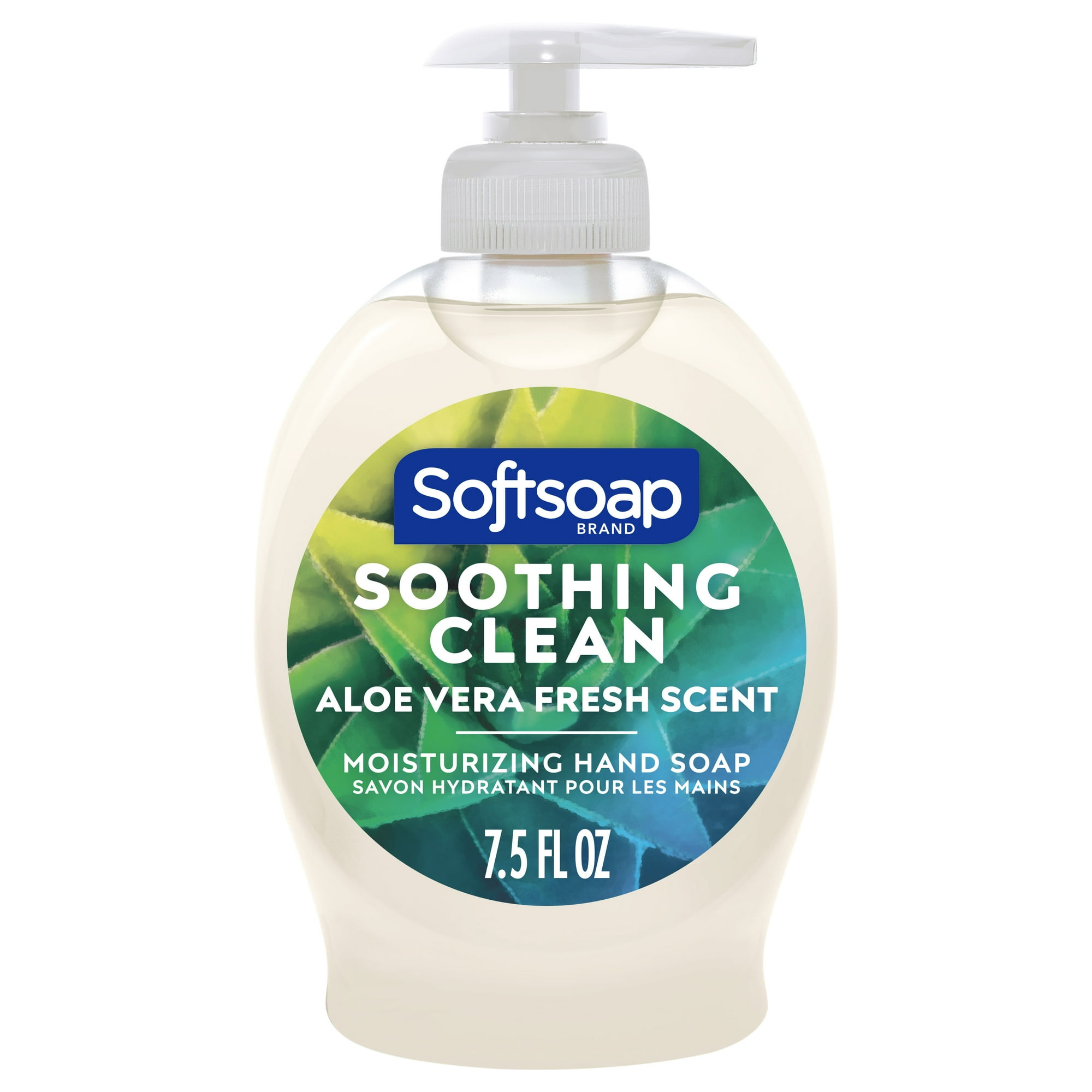 Softsoap Soothing Clean Liquid Hand Soap, Aloe Vera Scented Liquid Hand Soap, 7.5 oz