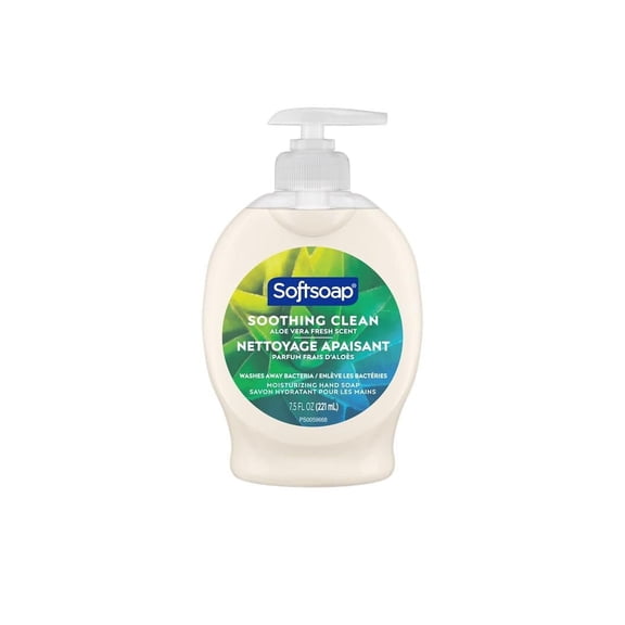 Softsoap Soothing Liquid Hand Soap, Aloe Vera - 7.5Oz