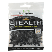 Softspikes Stealth PINS Golf Cleat, 20 Count