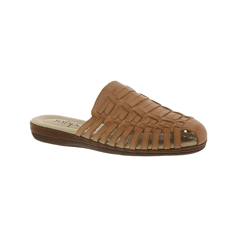 Softspots Womens Atlantis Leather Woven Mules Walmart