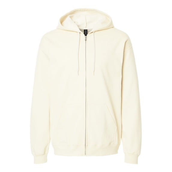 Gildan Mens Softstyle Fleece Midweight Full Zip Hoodie