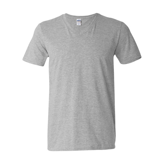 Softstyle V-Neck T-Shirt, L, Sport Grey