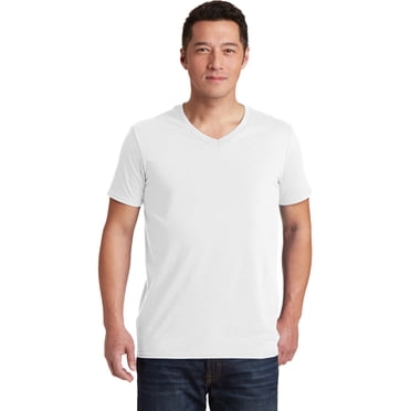 Gildan Men's Softstyle Fitted V-Neck Short Sleeve T-Shirt - Walmart.com