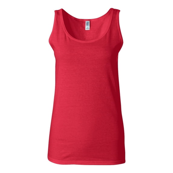 Softstyle Women’s Tank Top, XL, Cherry Red