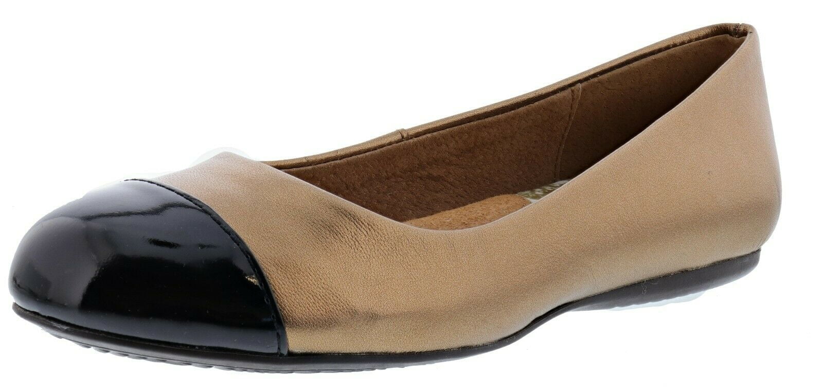 SoftWalk Women's Tillman Sling Ballet Flat – Soft Leather Comfort Sandal With Adjustable Strap
