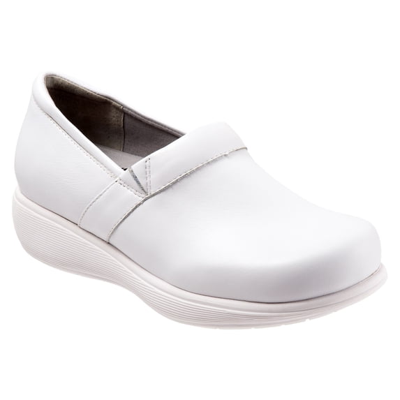 Softwalk Womens Meredith Sport Clog, Adult, White, 7 M US