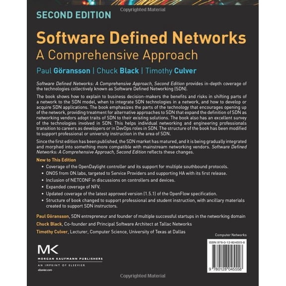 Pre-Owned Software Defined Networks: A Comprehensive Approach [Paperback] Goransson, Paul; Black, Chuck and Culver, Timothy