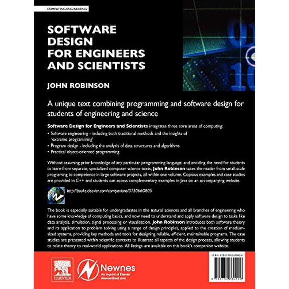 Pre-Owned Software Design for Engineers and Scientists (Paperback) by John Allen Robinson