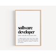 thumbnail image 1 of Software Developer Definition Coder Gift, 1 of 5
