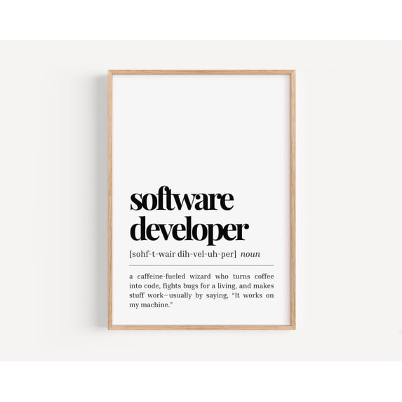 Software Developer Definition Coder Gift
