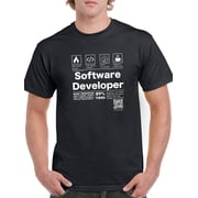 Software Developer Principles T-Shirt Men -Smartprints Designs, Male 5X-Large