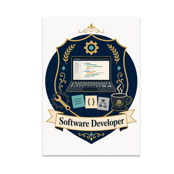 Software Developer Workplace Wall Art - Software Developer - 13x19 Poster Print