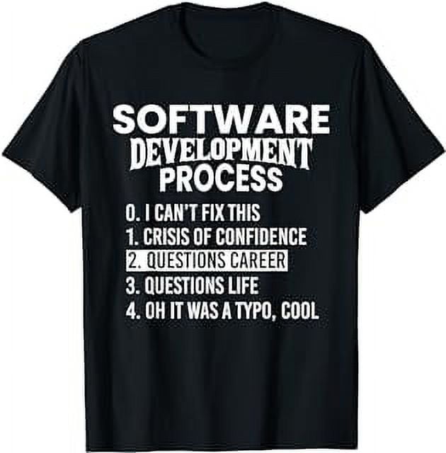 Software Development Process Python Coding & T Shirt Design - Walmart.com
