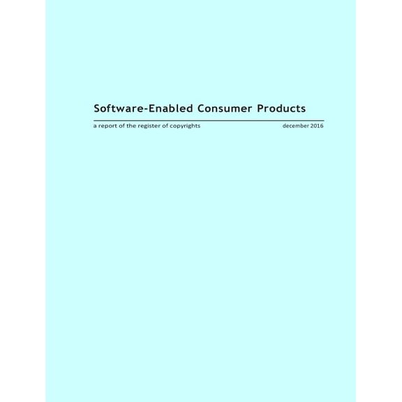 Software-Enabled Consumer Products (Paperback)
