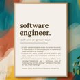 thumbnail image 1 of Software Engineer Definition - Programmer Coding - Tech Office Decor, 1 of 3