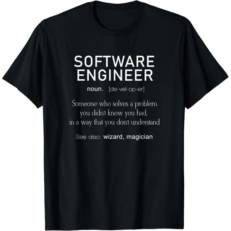 Software Engineer Definition Shirt Coder Definition T Shirt Software Engineer Definition Shirt Coder Definition T Shirt