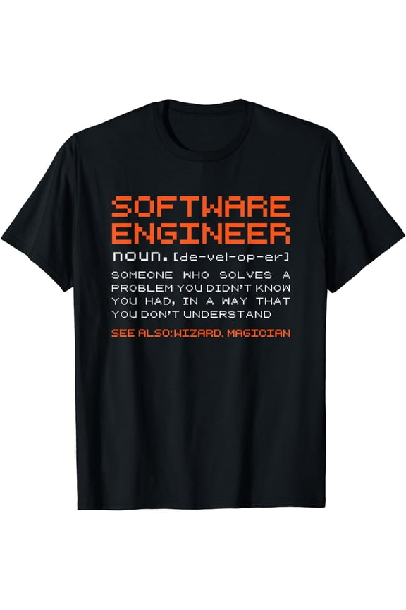 Software-Engineer Developer Definition Programming T-Shirt