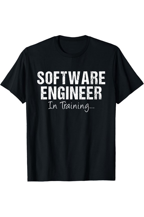 Software Engineer In Training Funny Job Name Future Coder T-Shirt