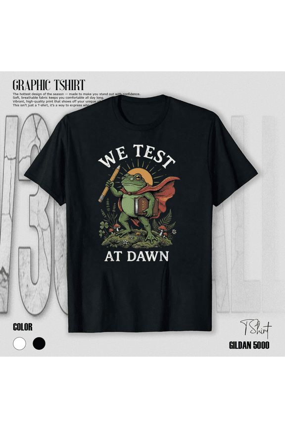 Software Engineering Coder Humor Design We Test At Dawn Programmer Unisex T-Shirt, up to size 5XL