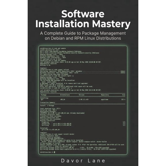 Practical Command Line Skills Software Installation Mastery: A Complete Guide to Package Management on Debian and RPM Linux Distributions, (Paperback)
