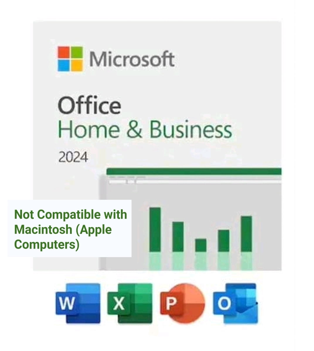 Software: Office Home &amp; Business 2024 | Word, Excel, Powerpoint, Outlook and Onenote | One-Time Purchase for 1 PC | Download deal from Walmart