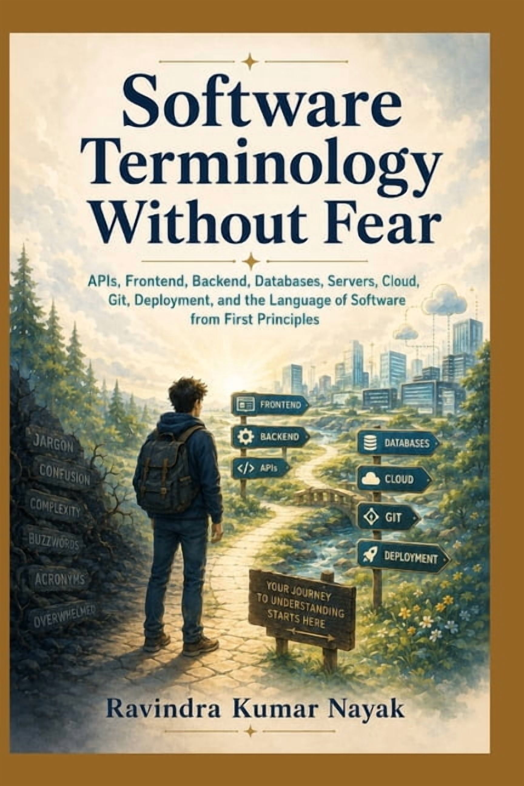 The First-Principles Terminology Ladder Software Terminology Without Fear: APIs, Frontend, Backend, Databases, Servers, Cloud, Git, Deployment, and the Language, Book 2, (Paperback)