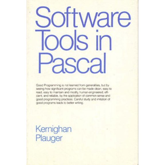 Pre-Owned Software Tools in Pascal (Paperback) 0201103427 9780201103427