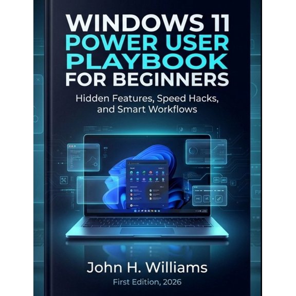 Software Userguide for Seniors, Beginner Windows 11 Power User Playbook for Beginners: Hidden Features, Speed Hacks, and Smart Workflows, Book 10, (Paperback)