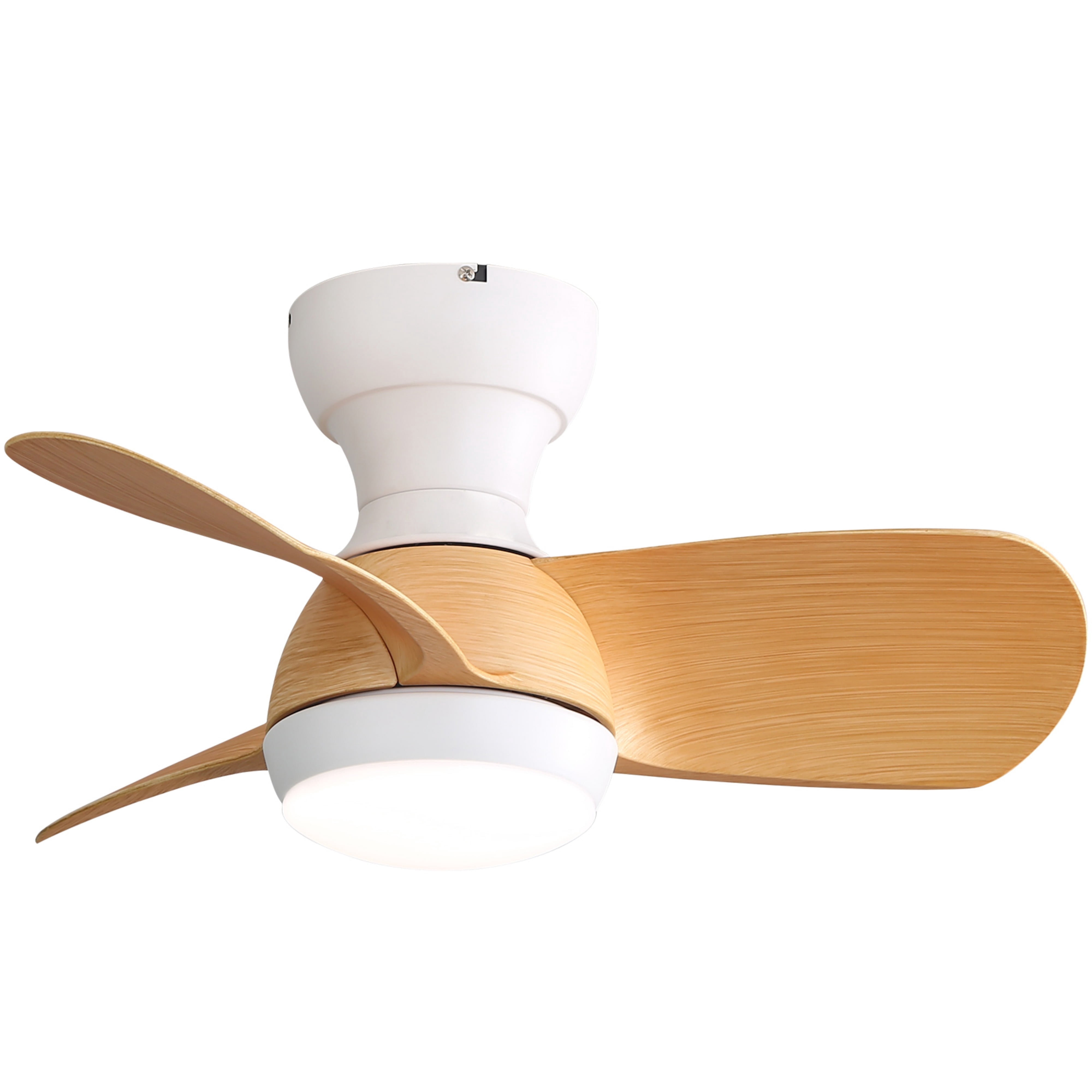 Sofucor Quiet Ceiling Fan with LED Light 23 inch Large Air Volume Remote Control for Children's rooms Dining Room Patio