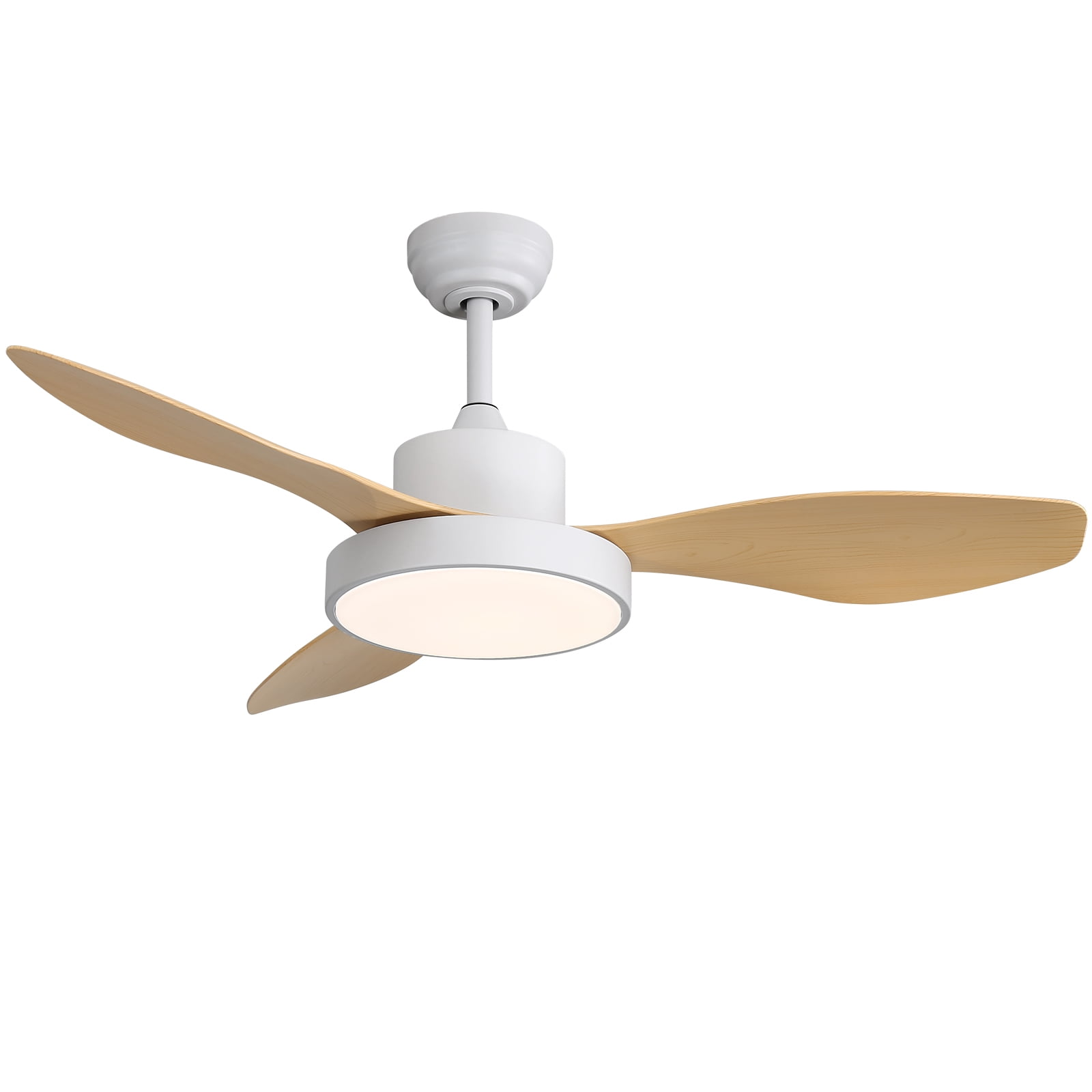 Sofucor 47-Inch Modern Ceiling Fan with LED Dimmable Lights, Remote, Reversible, 3CCT, Quiet 6 Speeds