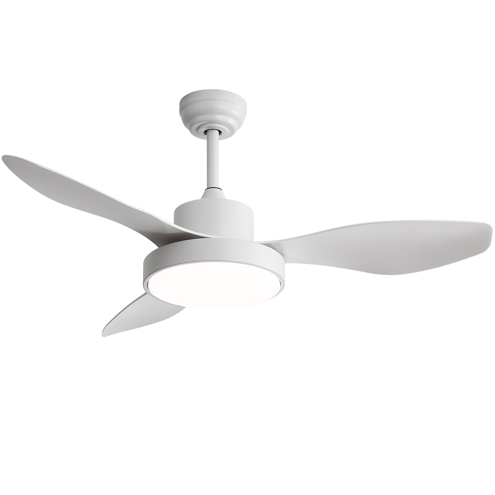 Sofucor 47-Inch Modern Ceiling Fan with LED Dimmable Lights, Remote, Reversible, 3CCT, Quiet 6 Speeds