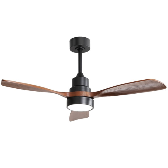 Sofucor 48-Inch Modern Wood Ceiling Fan with Remote, Reversible DC Motor, Noiseless