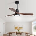 thumbnail image 1 of Sofucor 48-Inch Modern Wood Ceiling Fan with Remote, Reversible DC Motor, Noiseless, 1 of 11