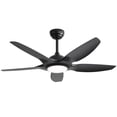 thumbnail image 1 of Sofucor 48" LED Black Art Deco Ceiling Fan with ABS Blades, 3 Color Lights, Reversible Airflow, DC Motor, 1 of 10