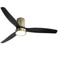 thumbnail image 1 of Sofucor 52-Inch Flush Mount Contemporary Ceiling Fan with Dimmable LED Light and Remote, 1 of 5