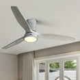 thumbnail image 1 of Sofucor 52" Gray Modern Ceiling Fan with Integrated LED Light and Remote Control, 1 of 9