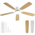 thumbnail image 1 of Sofucor 52-Inch Modern Ceiling Fan with LED Light and Remote, 1 of 8
