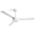 thumbnail image 1 of Sofucor 52-Inch White Ceiling Fan with DC Remote Control, Modern Contemporary Modern Farmhouse, LED, Downrod Mount, Indoor, Nature, 1 of 10