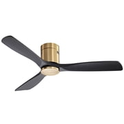 Sofucor 52 Low Profile Ceiling Fan with Remote, 3 Blades and Reverse Airflow,6 Wind Speed