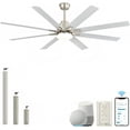 thumbnail image 1 of Sofucor 66-Inch Basic Ceiling Fan with LED Lights, Remote, App, and Voice Control, Indoor Outdoor Farmhouse, 1 of 12