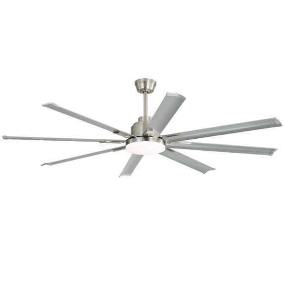 Sofucor 72" Smart Ceiling Fan, Indoor/Outdoor Ceiling Fans with Lights and Remote, Work with Alexa/Google/App, 3-Color Light 6-Speed Timing Reversible DC Motor for Bedroom Living Room Patio