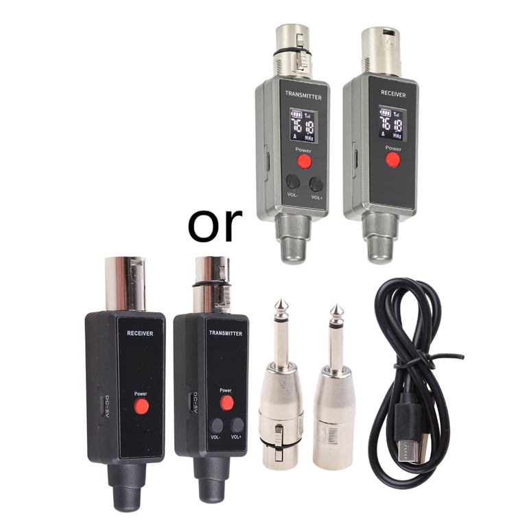 Mixer Plug Low Latency Audio Transmitter Wireless XLR Transmitter & Receiver ...