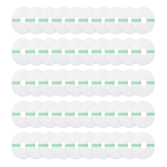 Sofullue 50x Patches Waterproof Adhesive Patch Latex Hypoallergenic Adhesive Waterproof Sensor Overpatch Tape for Outdoor Climbe