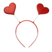 Sofullue Heart HeadBopper Headband Sequins Heart Headband Valentines Headband For Girls
