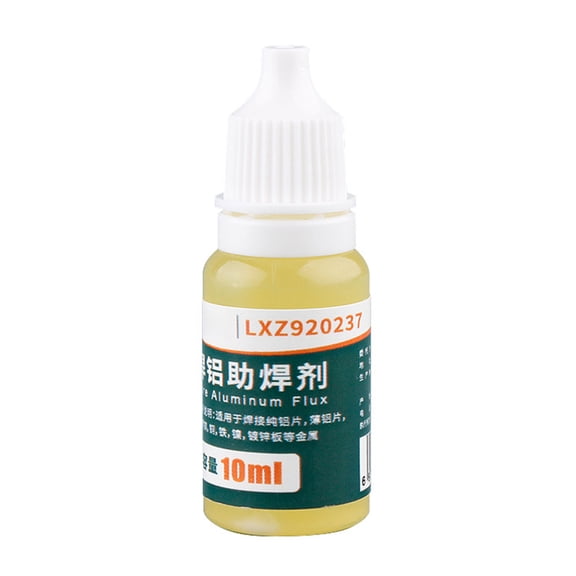 Sofullue Portable 10ml/bottle Liquid Flux for Pure Aluminum Sheet Soldering Liquid Flux No-Clean Paste for Copper Stainless Steel
