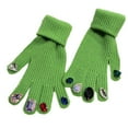 thumbnail image 1 of Sofullue Rhinestone Gloves Touchscreen Women Winter Warm Gloves French Luxury Knit Gloves, 1 of 17