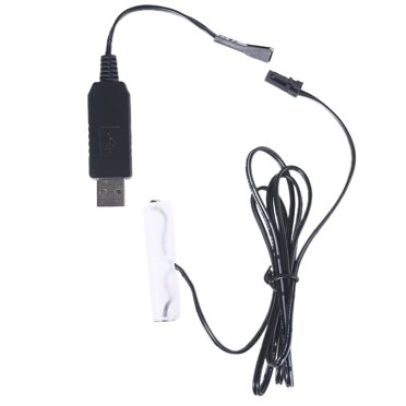 USB 5V To 3V Step-Down Cable - Battery Eliminator For Radios, Toys, LED Lights (Replaces 2x AA)