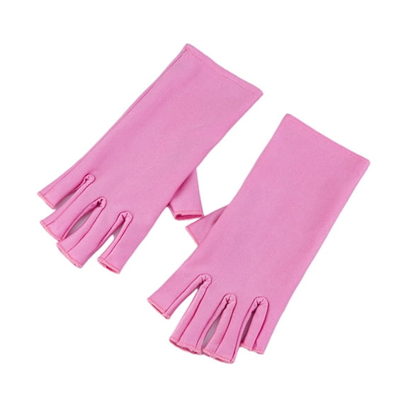 Sofullue Uv Shield Gloves For Gel Manicure Anti Uv Fingerless Gloves For Gel Manicure