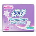 thumbnail image 1 of Sofy Daily Fresh For Women |Pantyliners 40 liners Prevents Spotting Feel Clean, Dry & Hygienic Ultra Thin, 1 of 3
